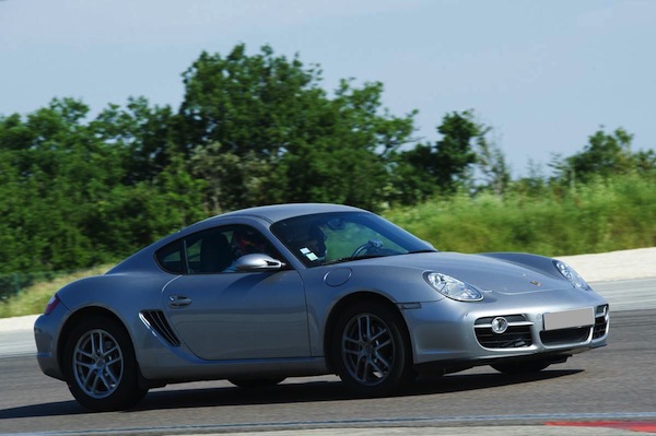 Ma Cayman avec Val au volant...